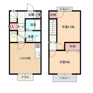 長野県飯田市時又【一戸建】の間取り