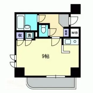 ダイアパレス京町II【5階】の間取り