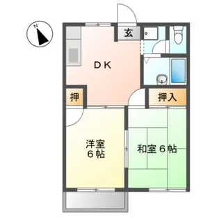 コーポF&T【2階】の間取り