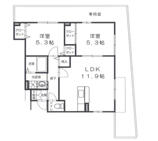 ラップランドみずかみ【2階】の間取り