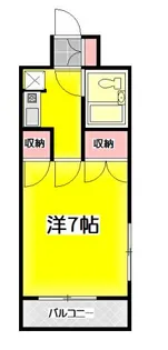 ベルシティ【5階】の間取り