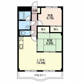 ドリームフェアリー【2階】の間取り