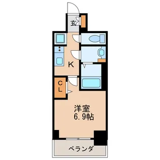 プレサンスTHE久屋大通レジェンド【4階】の間取り
