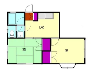 コーポ・ヒメシャラ【1階】の間取り