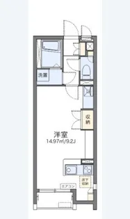 レオネクスト18番館【1階】の間取り