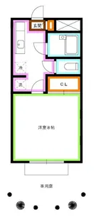 東京都武蔵野市吉祥寺北町1【アパート】の間取り