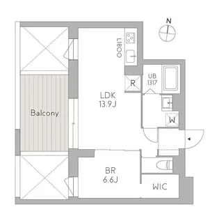 GranDuo経堂19【4階】の間取り