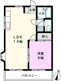 リバーサイドゴエムI【3階】の間取り