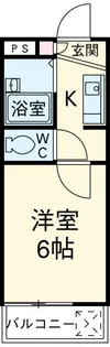メゾンコバヤシ【2階】の間取り