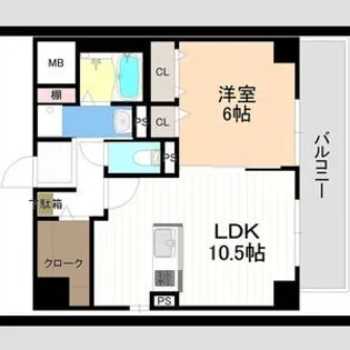 グレース弥富通【6階】の間取り