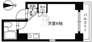 クイーンヒルズ【5階】の間取り