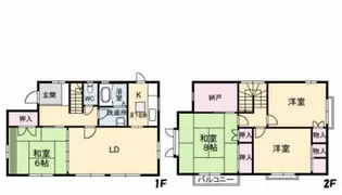 鳥取県鳥取市吉成1【一戸建】の間取り