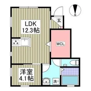 ANIMAL KINGDOM【1階】の間取り