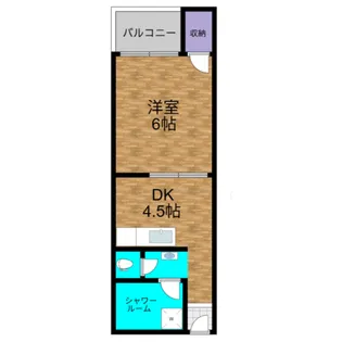 星田マンション【3階】の間取り