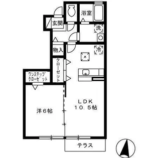 ルーチェ I【1階】の間取り