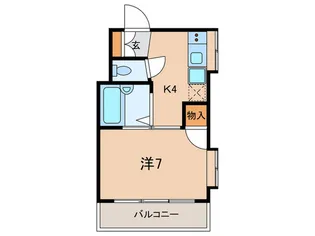 リエス馬込【3階】の間取り