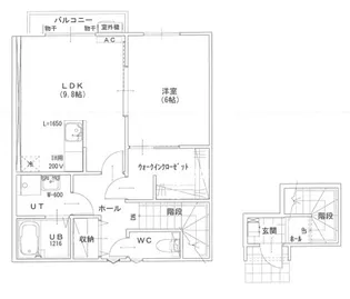アリエッタB【2階】の間取り