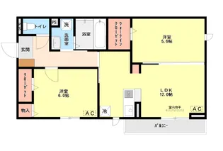 CLASSEUM幸西I【1階】の間取り
