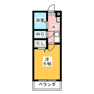 コンフォートマンション桜木町【2階】の間取り