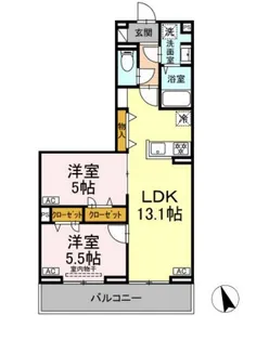 セレスティア池袋立教通り【3階】の間取り