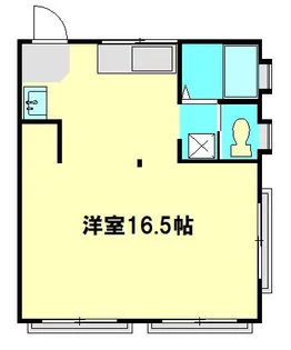 山口ハイツ【1階】の間取り