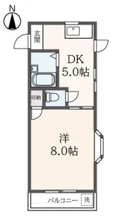 島田マンション【2階】の間取り