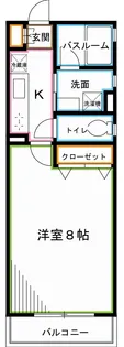 東京都杉並区下井草5【マンション】の間取り