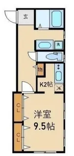 グランルナ【1階】の間取り