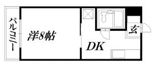 コートラセーヌ【1階】の間取り