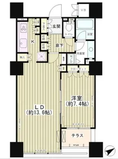 エンブレムコート明石町【15階】の間取り