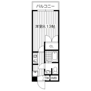 ONE ROOF FLAT NISHINOMIYA【8階】の間取り