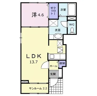 新潟県新潟市東区松崎2【アパート】の間取り