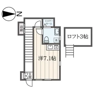 ハウスDEN【2階】の間取り