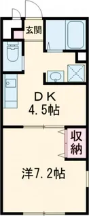 大阪府堺市北区百舌鳥梅町3【アパート】の間取り