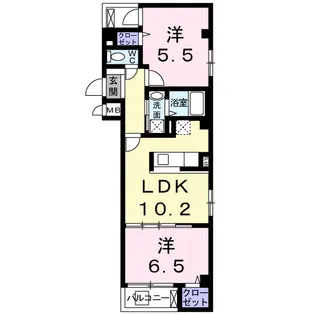 東京都墨田区立花5【マンション】の間取り