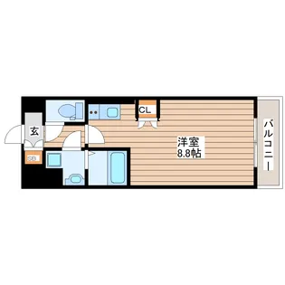 ラピスラズリ上杉【5階】の間取り