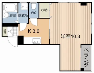 アディーレ佐澤【2階】の間取り