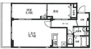メゾンMume【2階】の間取り
