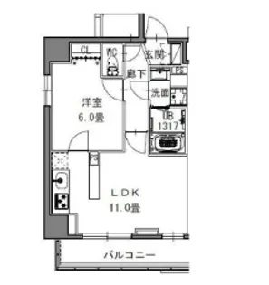 東京都台東区小島1【マンション】の間取り