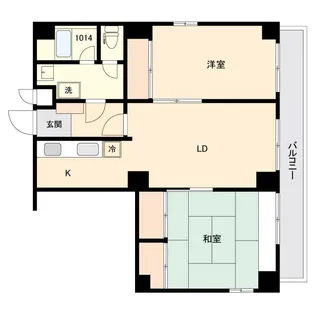 日神パレステージ東長崎【4階】の間取り