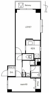 東京都板橋区高島平1【マンション】の間取り