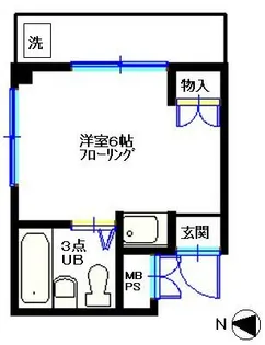 塚本ビル【4階】の間取り