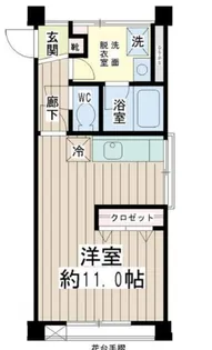 カルム町屋【4階】の間取り