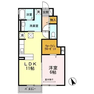 ウィット【1階】の間取り