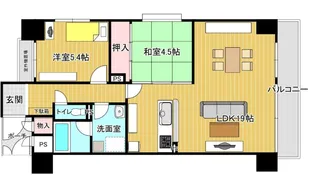 フォルム五条西洞院【5階】の間取り