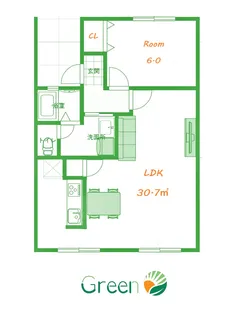 オレンジヒルズ【2階】の間取り