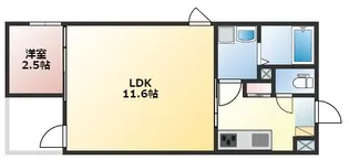 コティ樽屋町【2階】の間取り