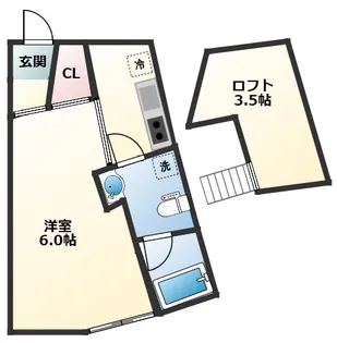 パークテラス仙川【3階】の間取り