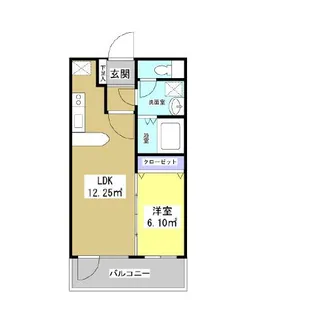 アソシア【3階】の間取り