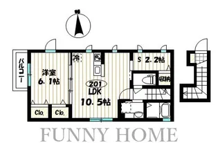カサ・ヴェルデ【2階】の間取り